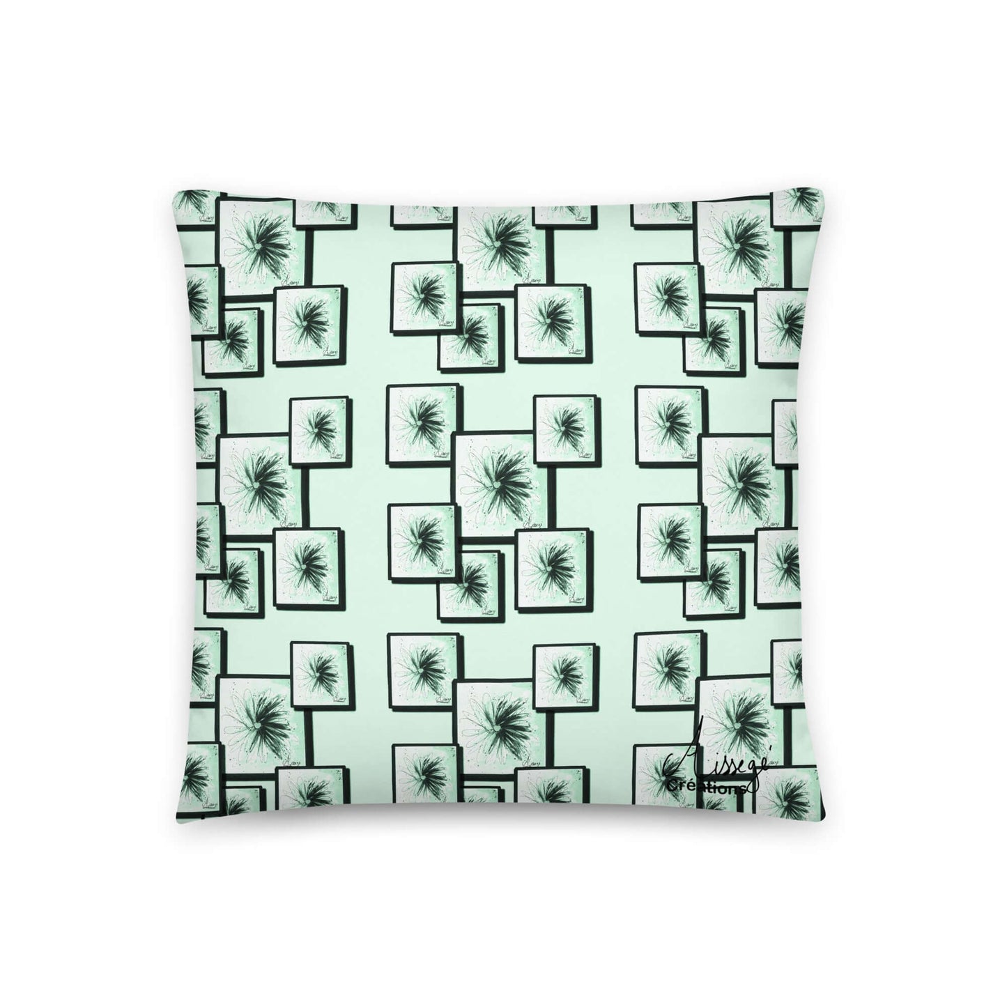 Classic Cushion "Mint Paintings"