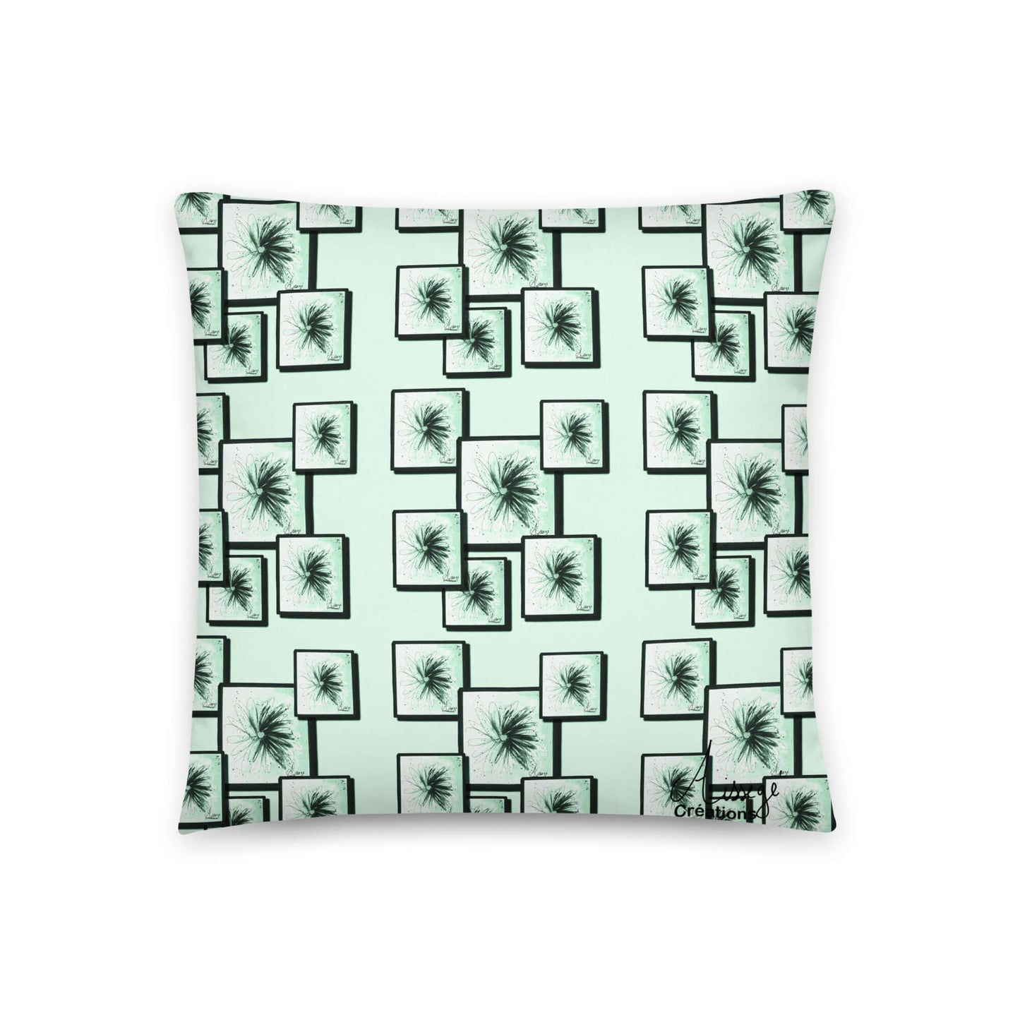 Classic Cushion "Mint Paintings"