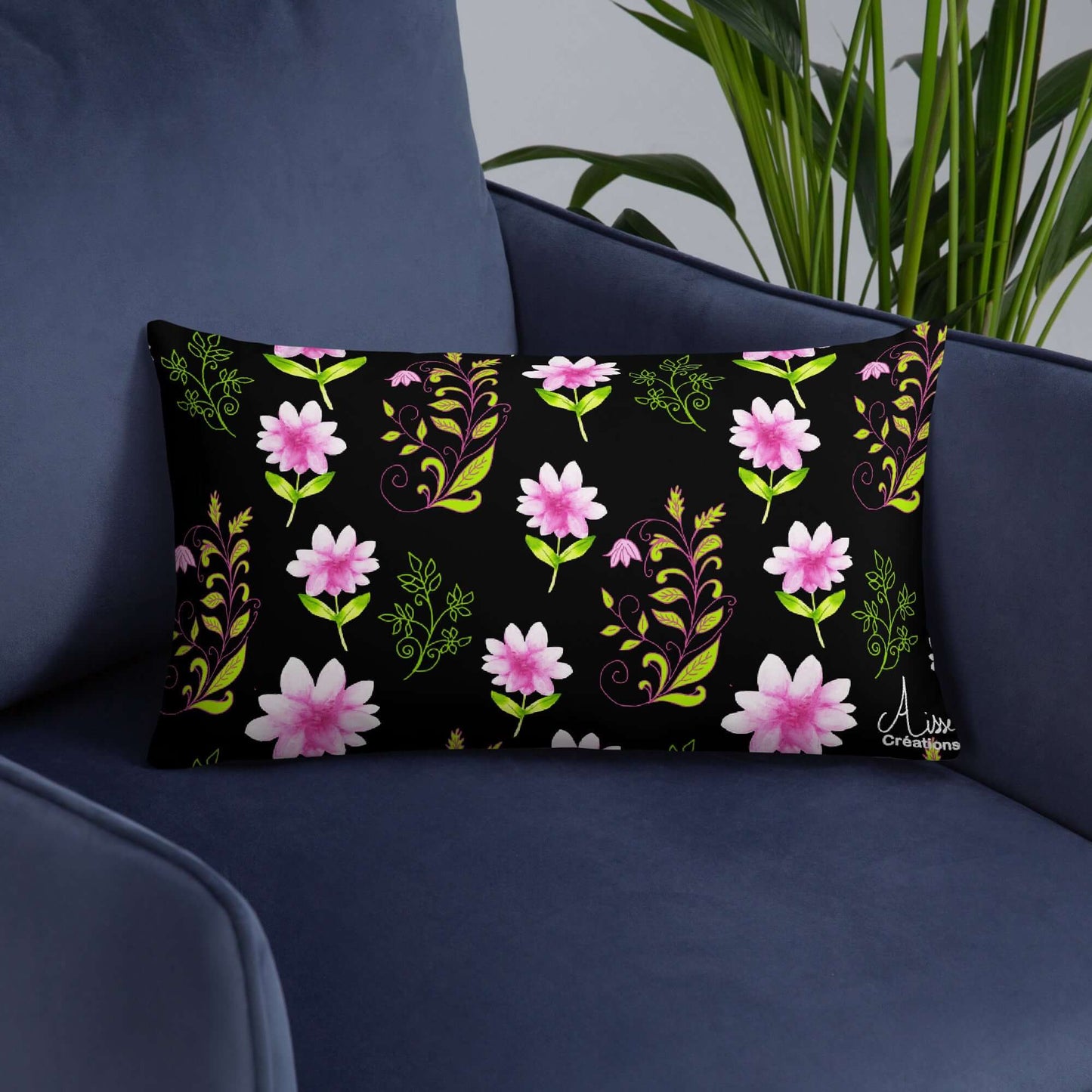 Classic Cushion "Flowers and Arabesques"