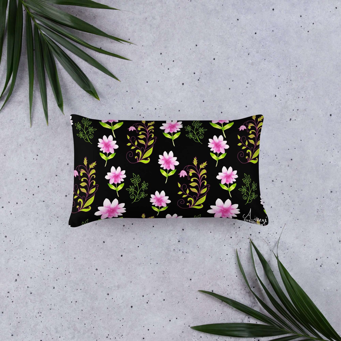 Classic Cushion "Flowers and Arabesques"