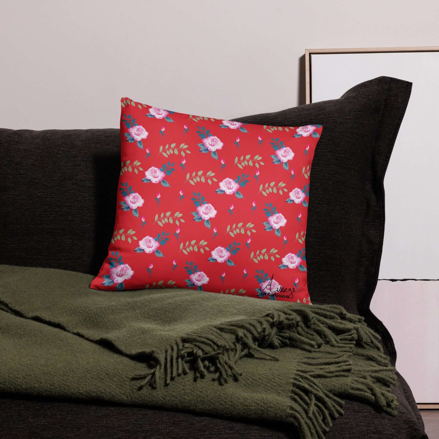 "Garden Roses" Cushion Cover