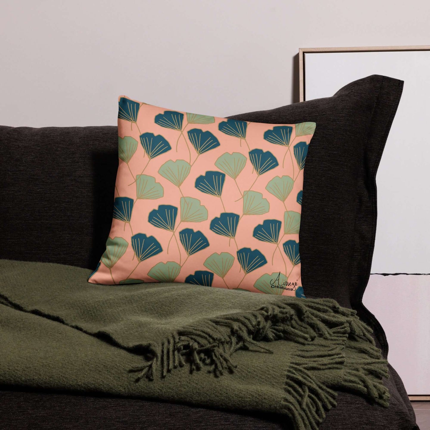 Housse de Coussin "Ginkgo"