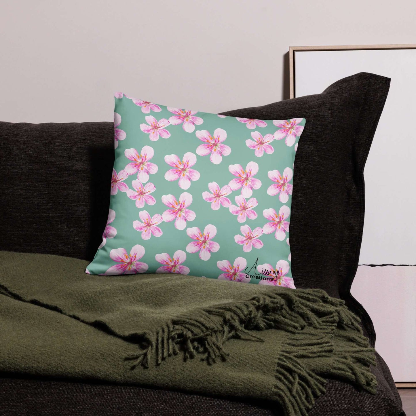 Housse de Coussin "Petites Fleurs"