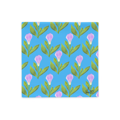 Housse de Coussin "Arums"