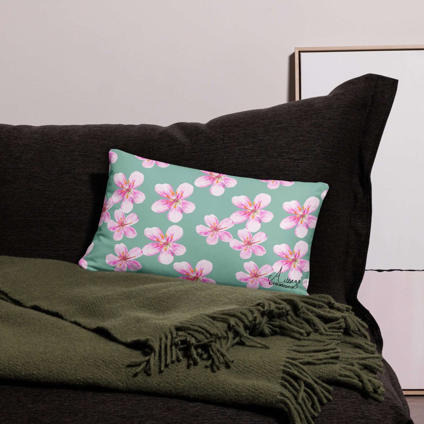 Housse de Coussin "Petites Fleurs"