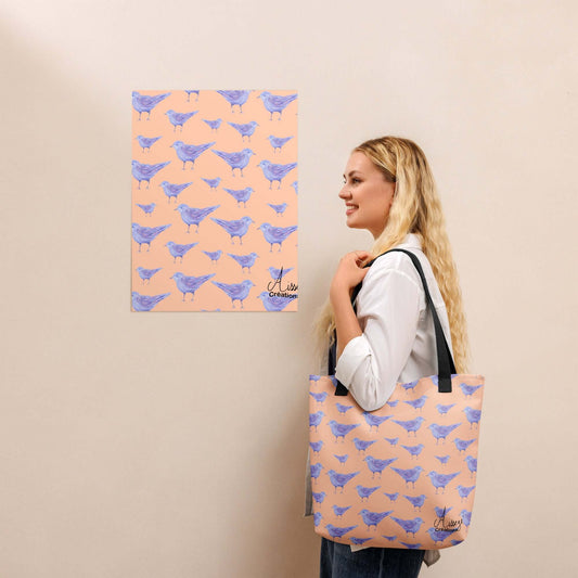 Tote bag "The birds"