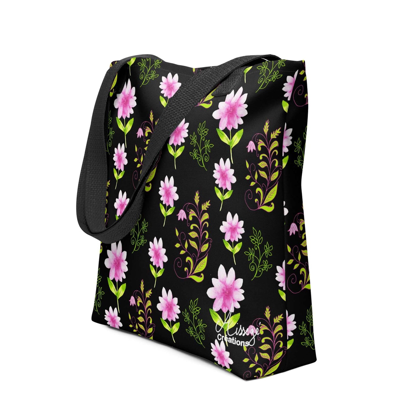 Tote bag "Fleurs et Arabesques"