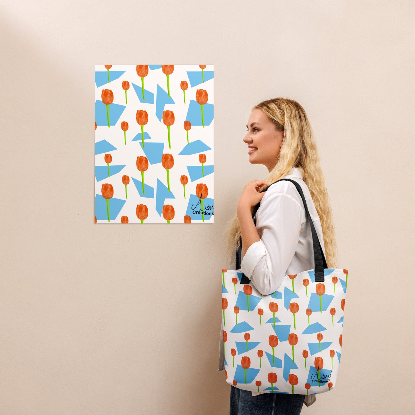 Tote bag "Les Tulipes"