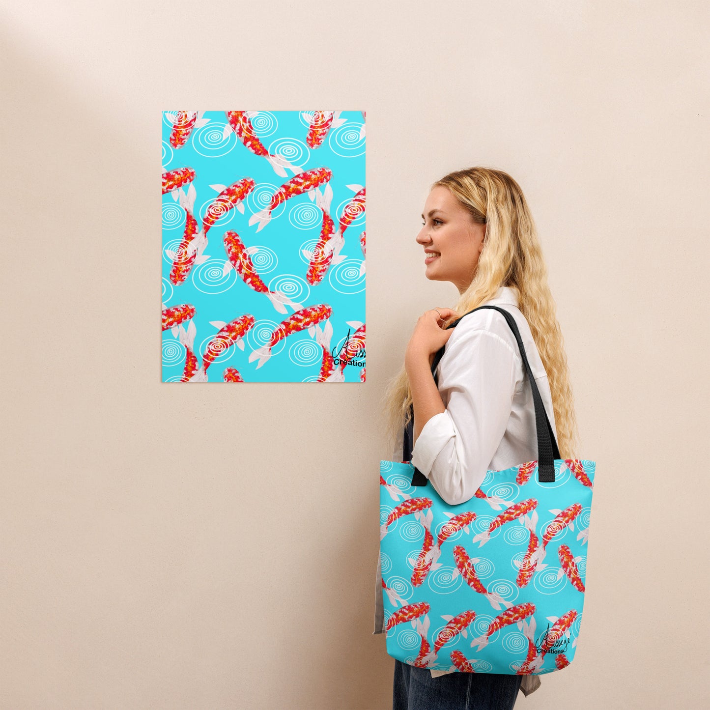 "Japanese Basin" Tote Bag