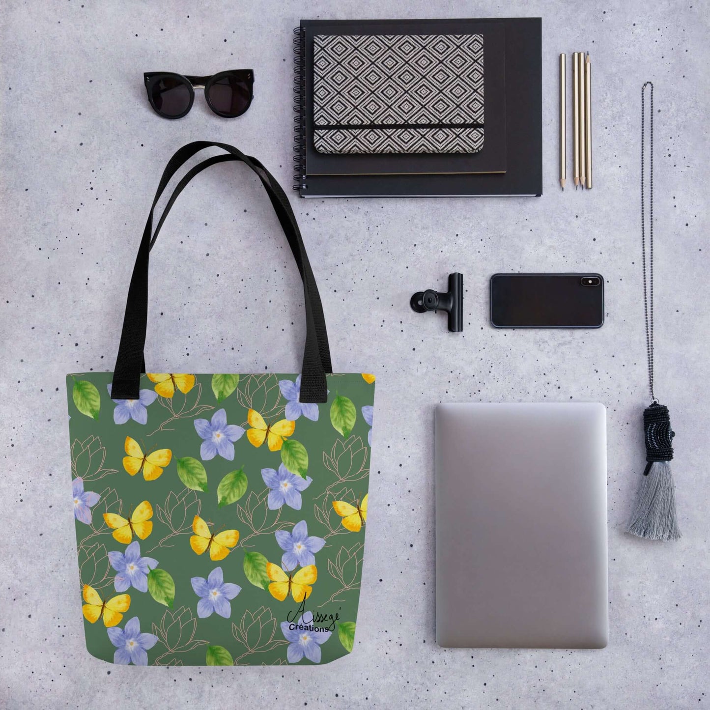 “Green Spring” tote bag