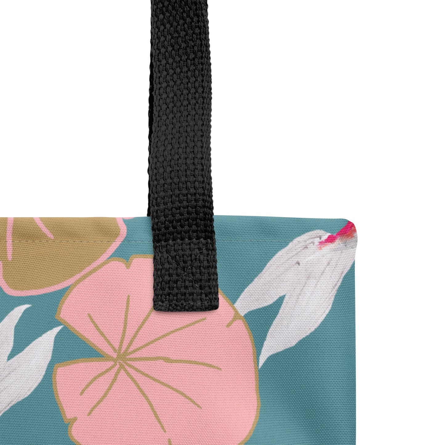 Tote bag "Japanese large koi pond"