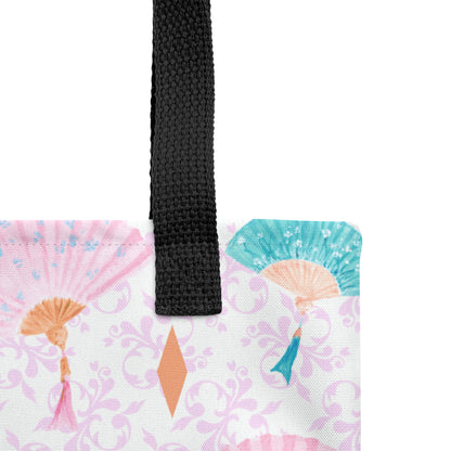 Tote bag "Eventails" - Noir - Aissegé Créations