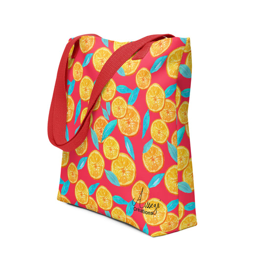 Tote bag "Oranges acidulées"