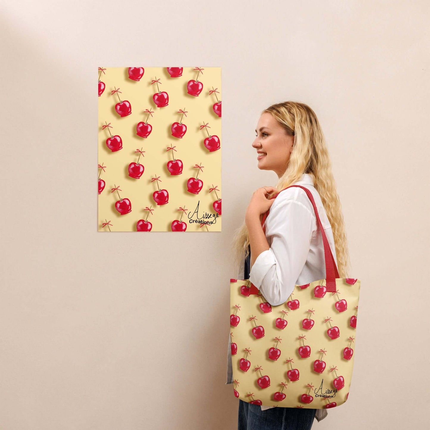 Tote bag "Pommes d'amour"