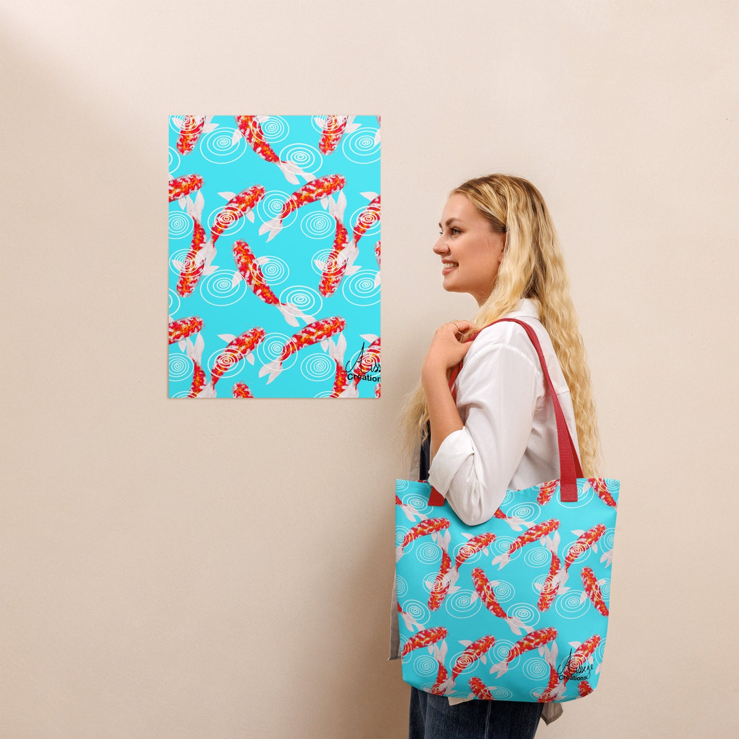 "Japanese Basin" Tote Bag