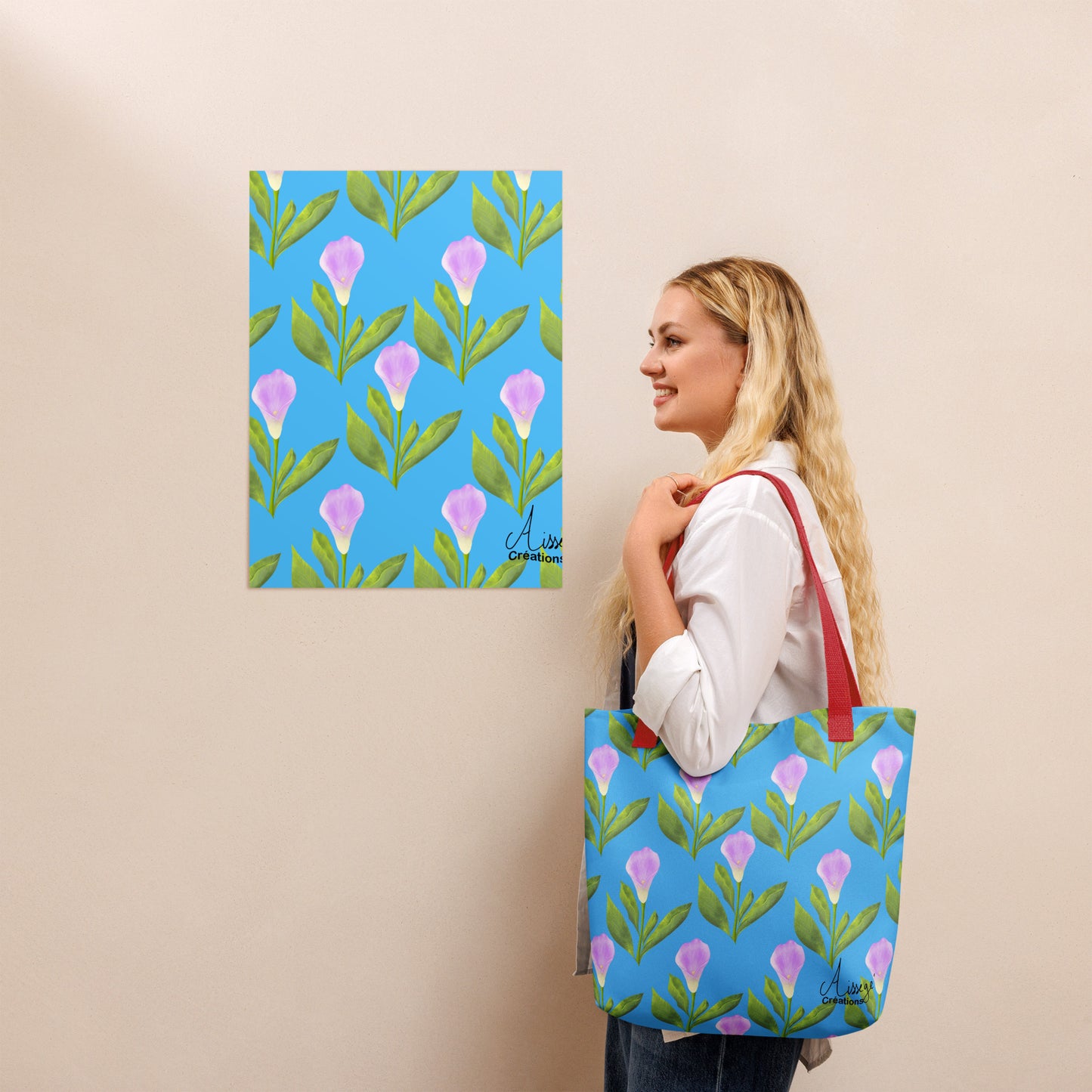 Tote bag "Arums"
