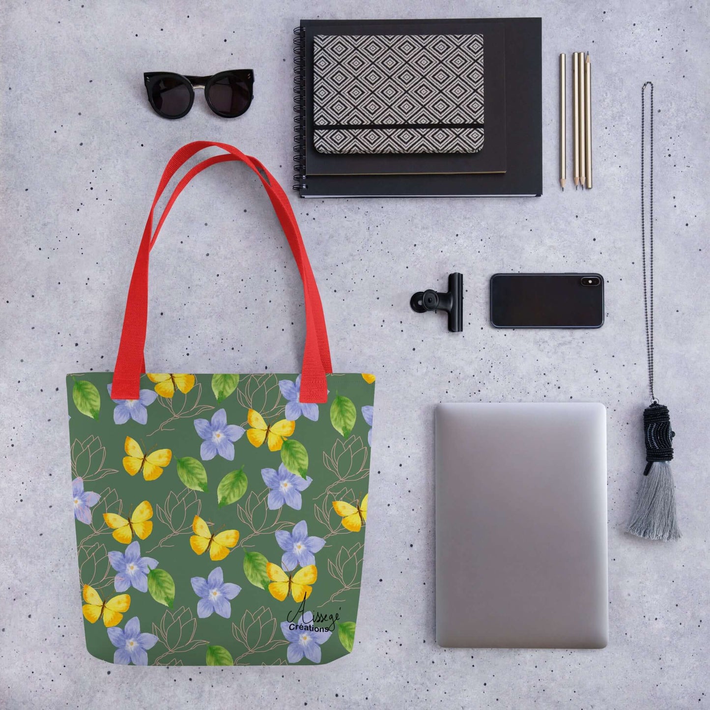 “Green Spring” tote bag