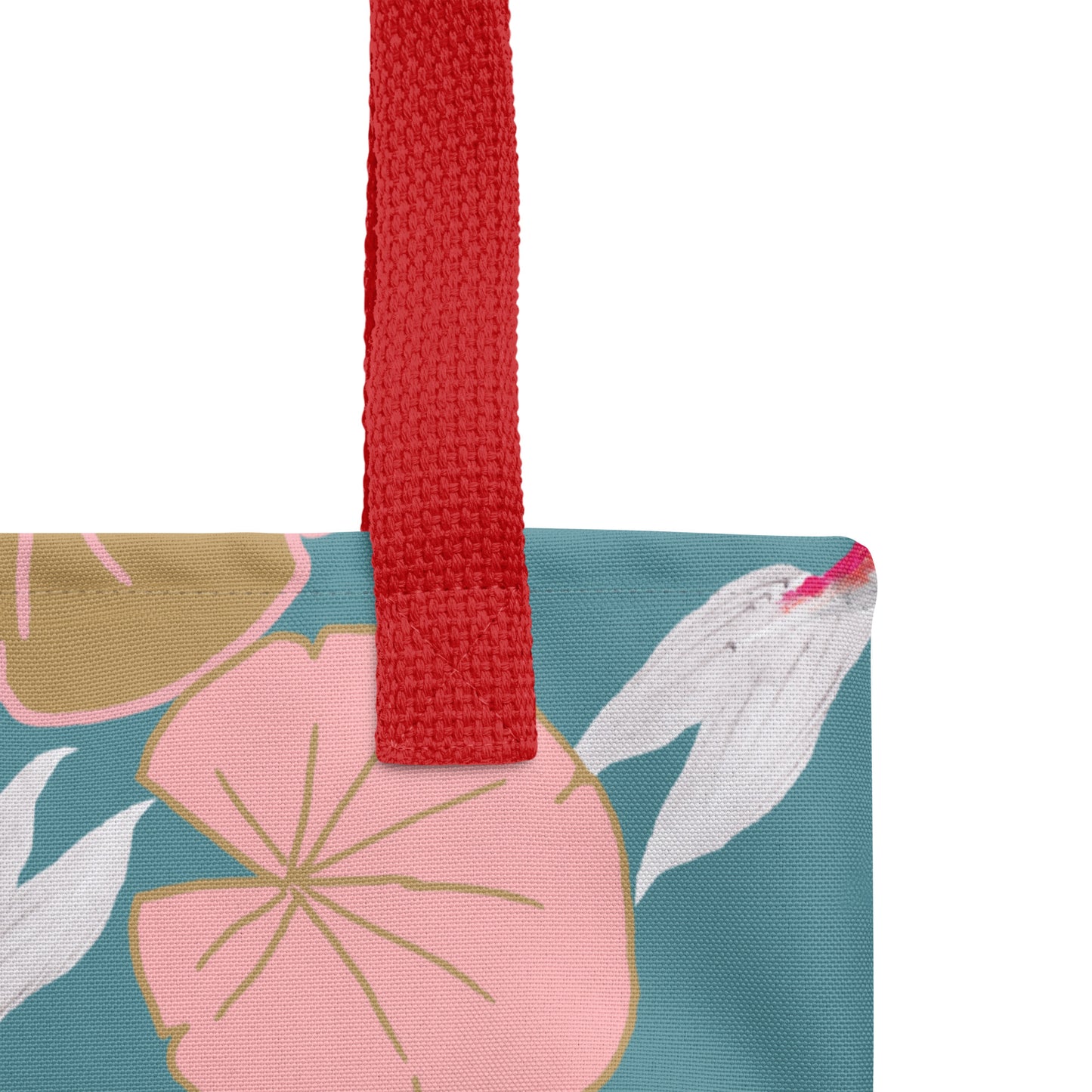 Tote bag "Japanese large koi pond"