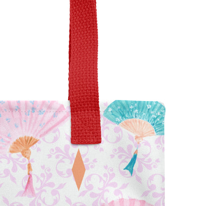 Tote bag "Eventails" - Noir - Aissegé Créations