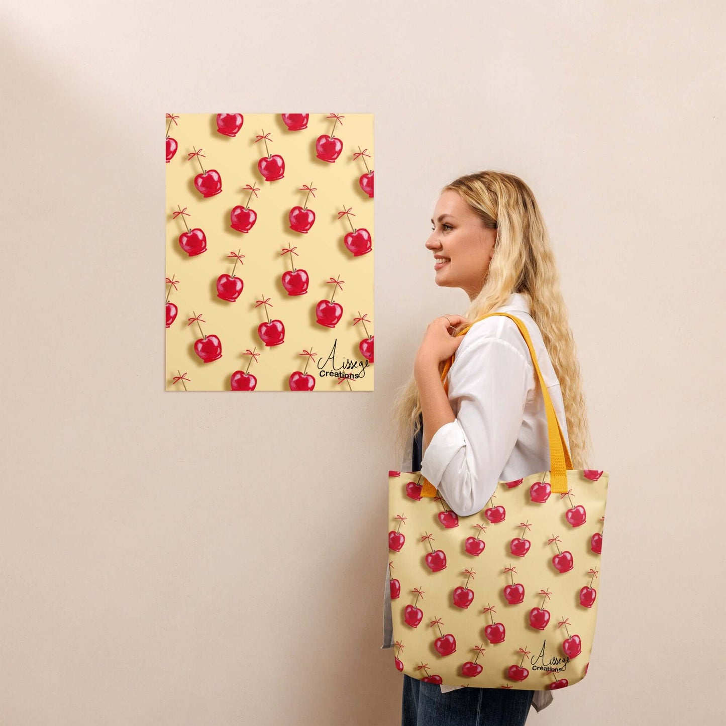 Tote bag "Pommes d'amour"