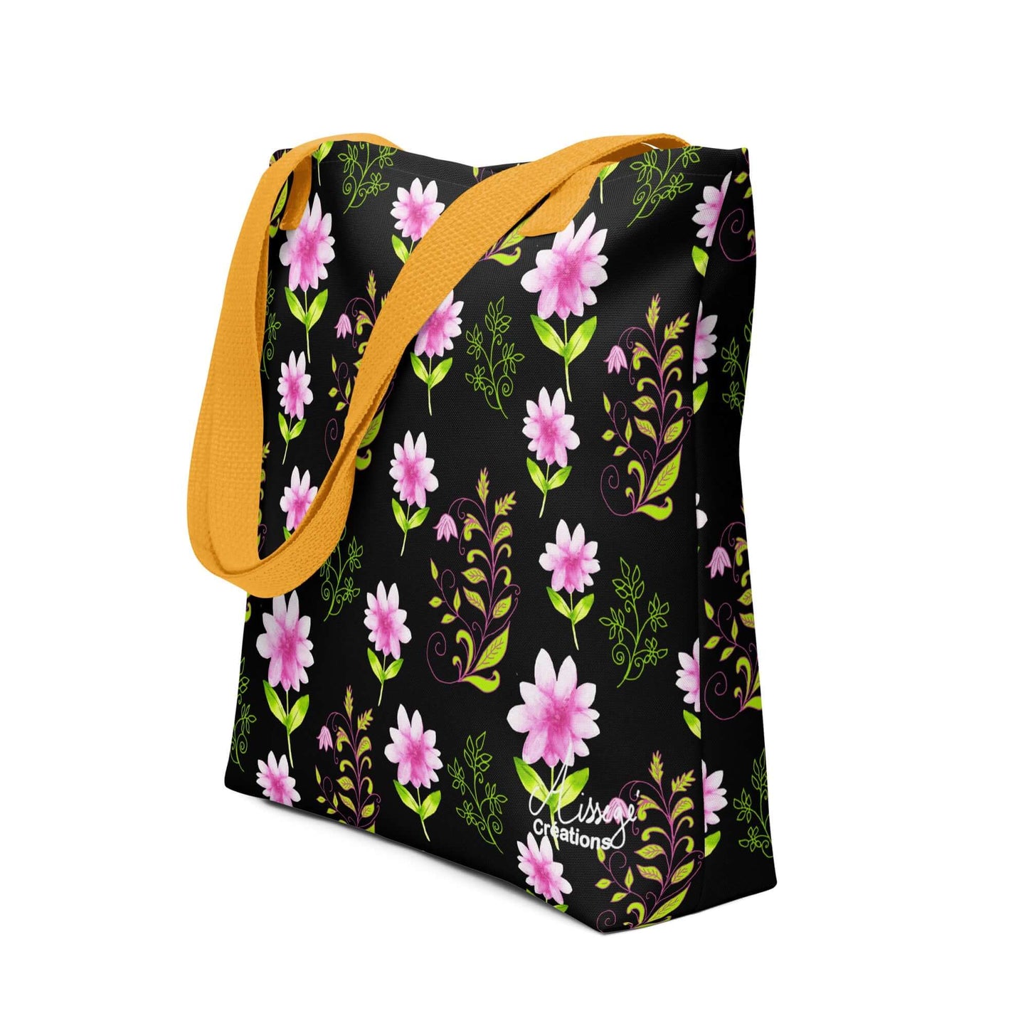 Tote bag "Fleurs et Arabesques"