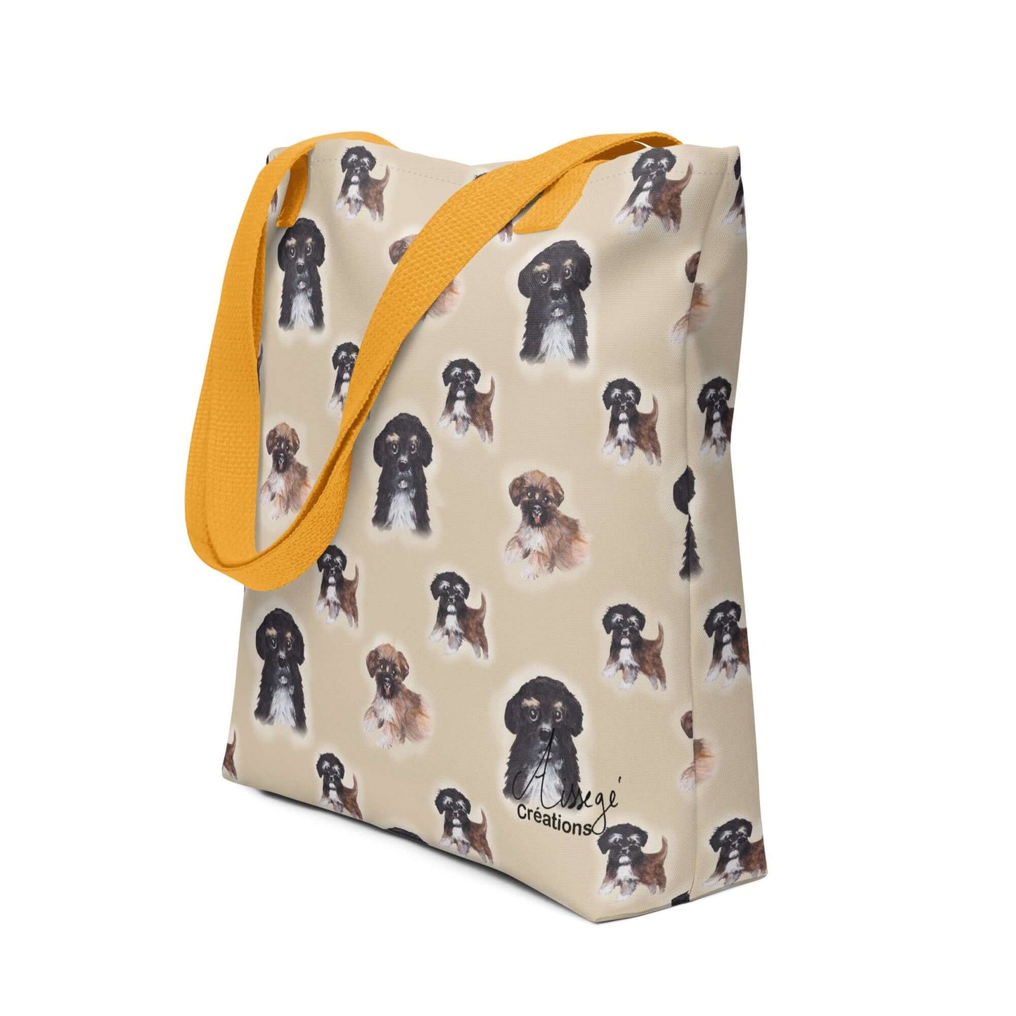 Tote bag "Petits chiots"