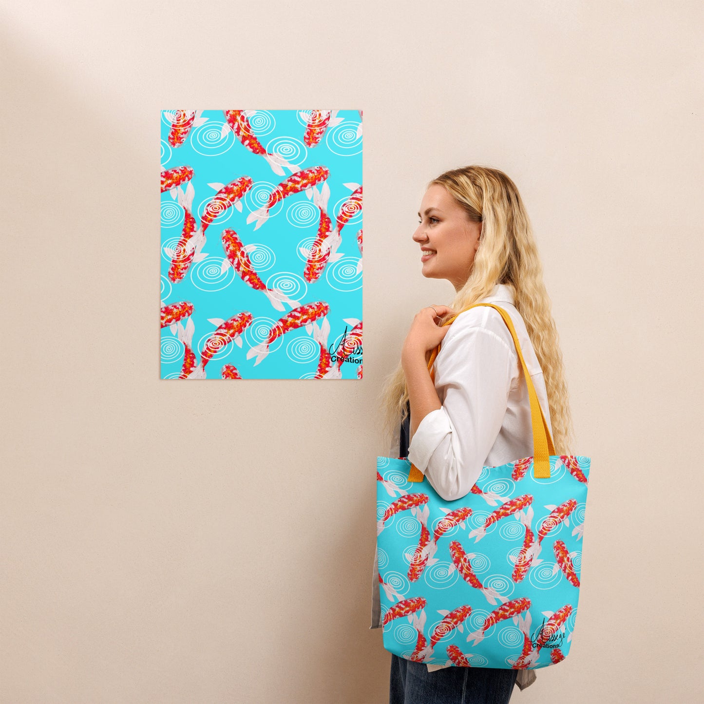 "Japanese Basin" Tote Bag