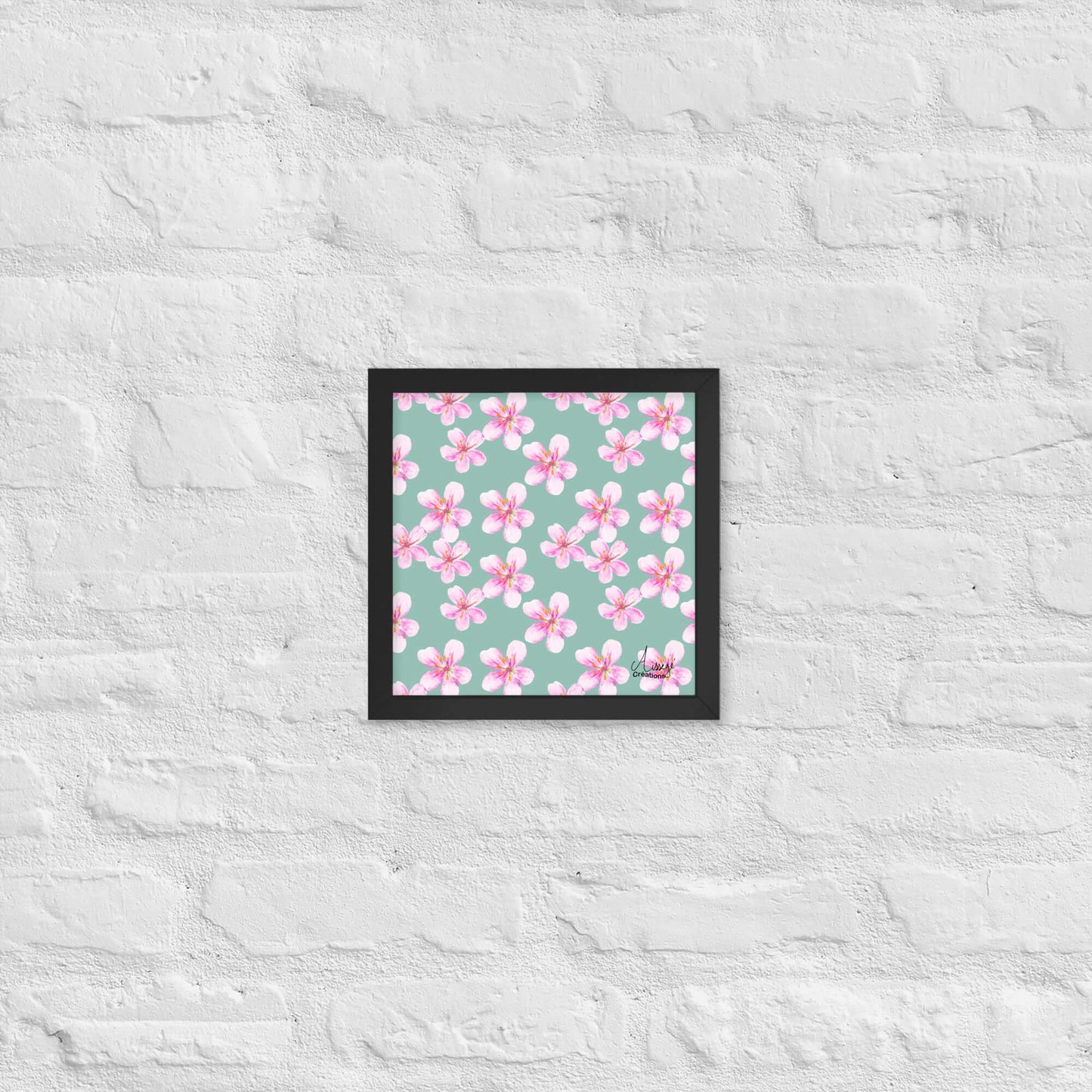 Framed Poster "Little Flowers"