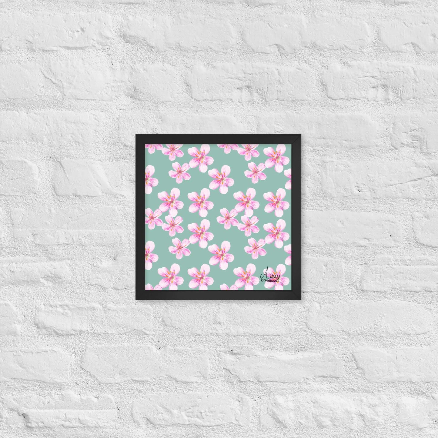 Framed Poster "Little Flowers"