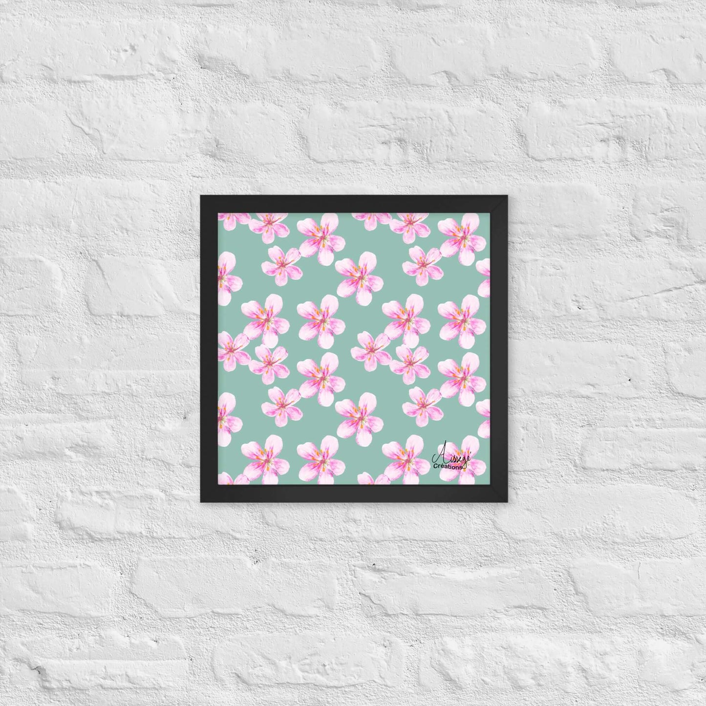 Framed Poster "Little Flowers"