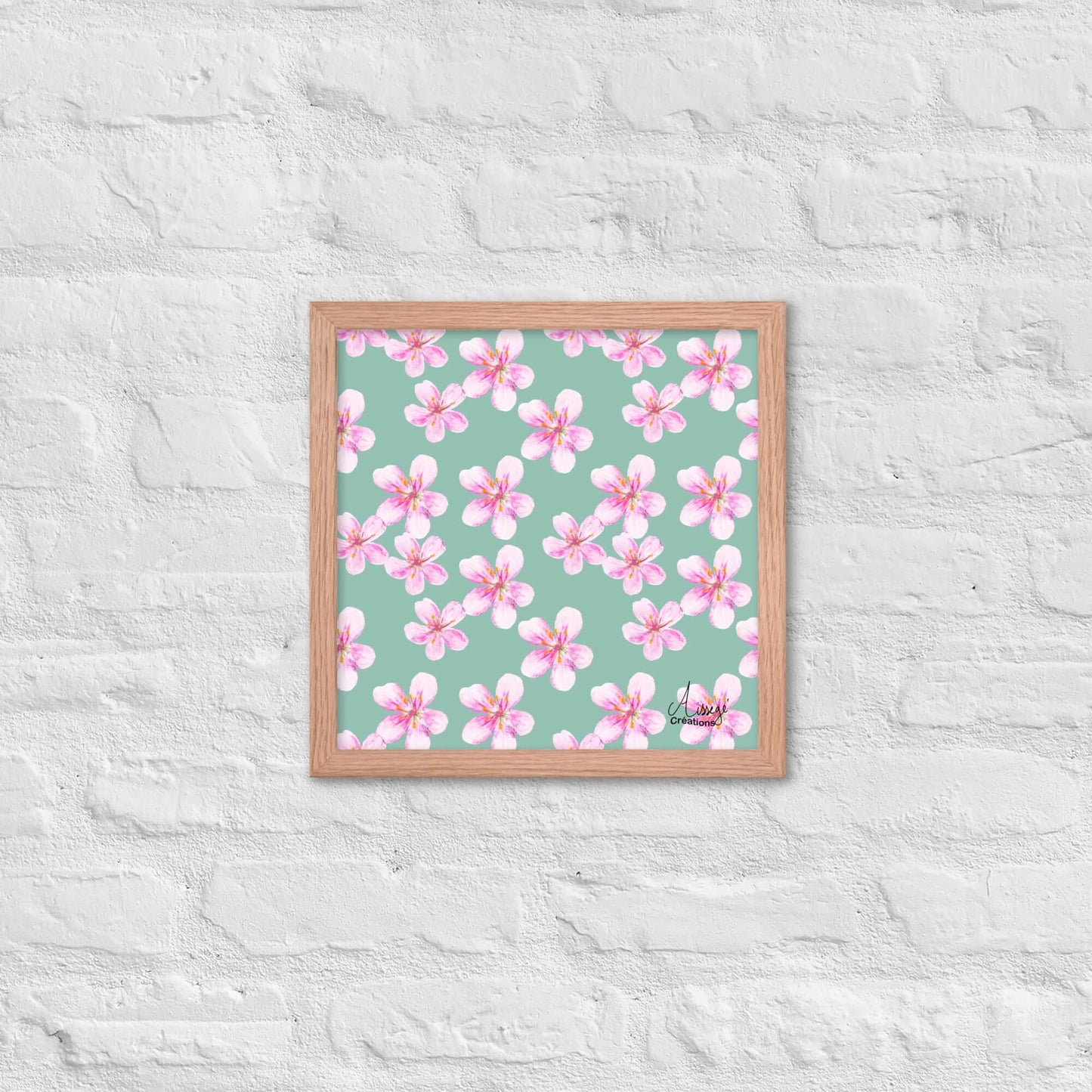 Framed Poster "Little Flowers"