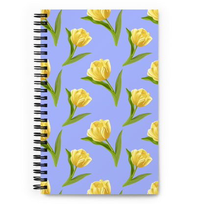 "Yellow Tulips" Spiral Notebook