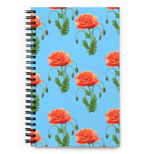 Carnet à spirale "Coquelicots"