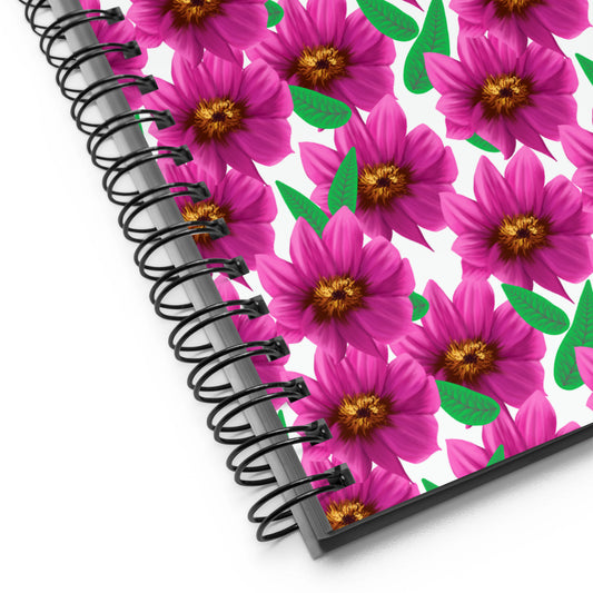 Spiral notebook "Dalhia Printania"