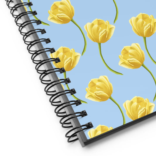 "Yellow Tulips" Spiral Notebook