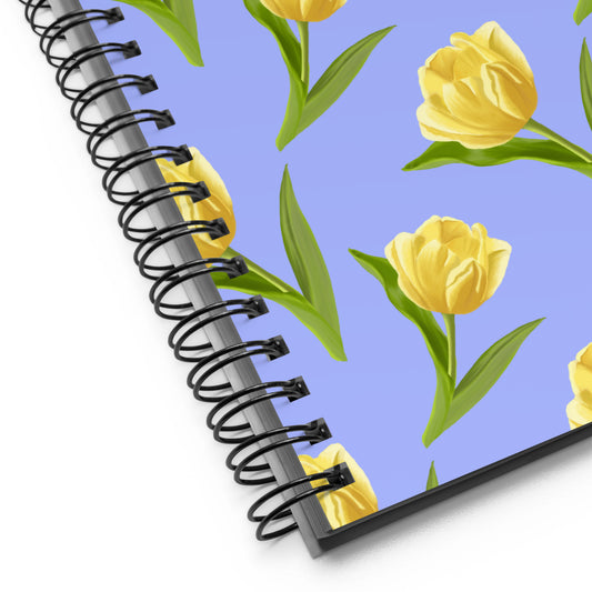"Yellow Tulips" Spiral Notebook