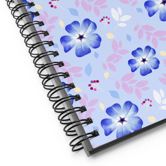 Spiral notebook "Ceratostigma"