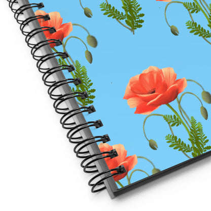 Carnet à spirale "Coquelicots" - Default Title - Aissegé Créations