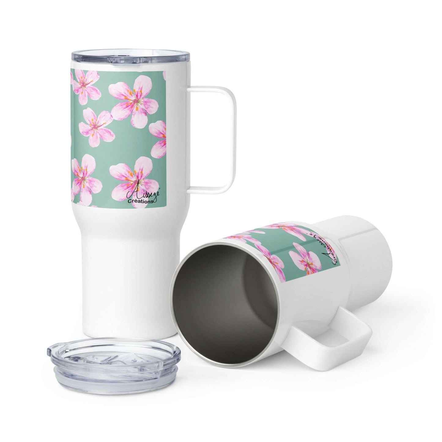 Mug avec anse "Petites Fleurs"