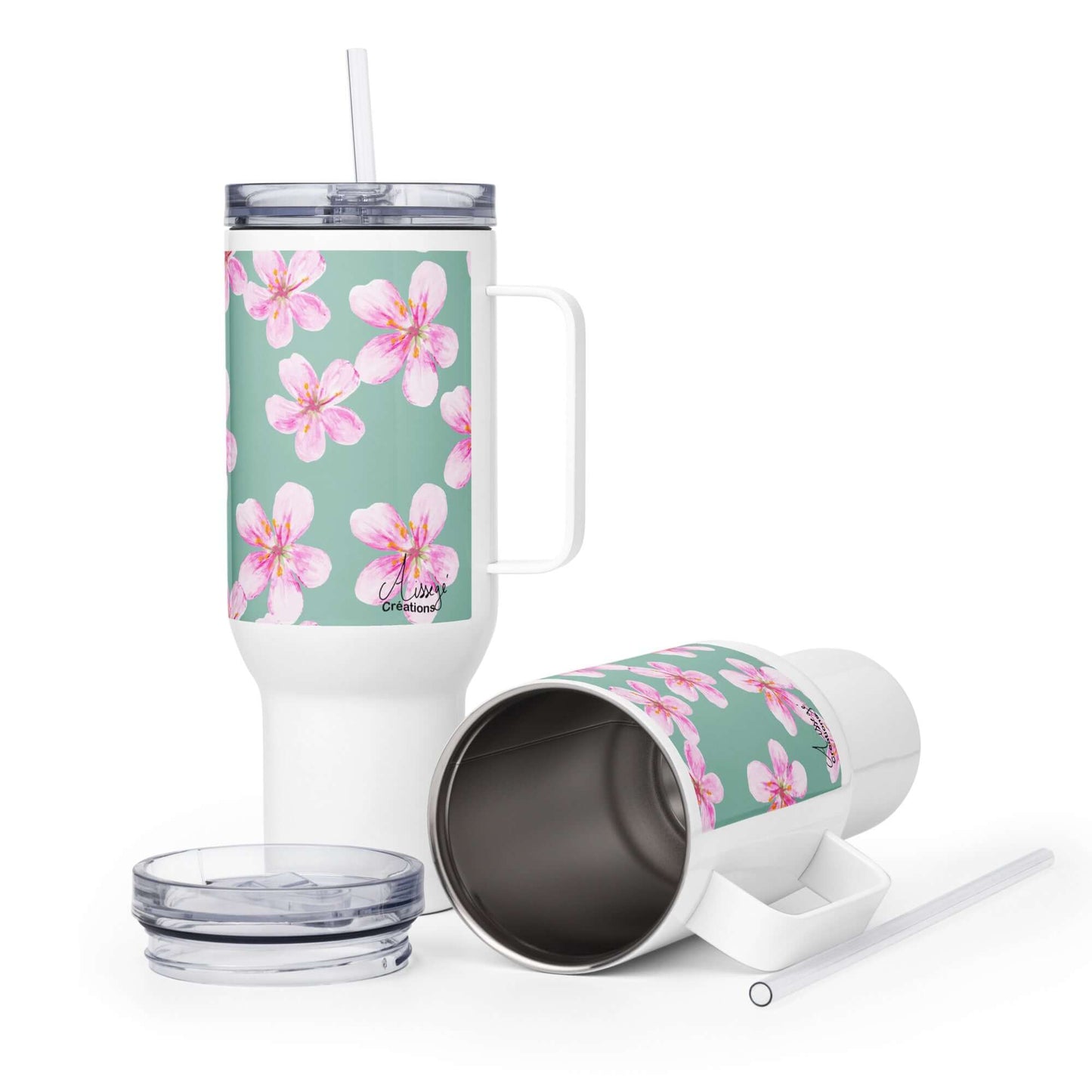 Mug avec anse "Petites Fleurs"