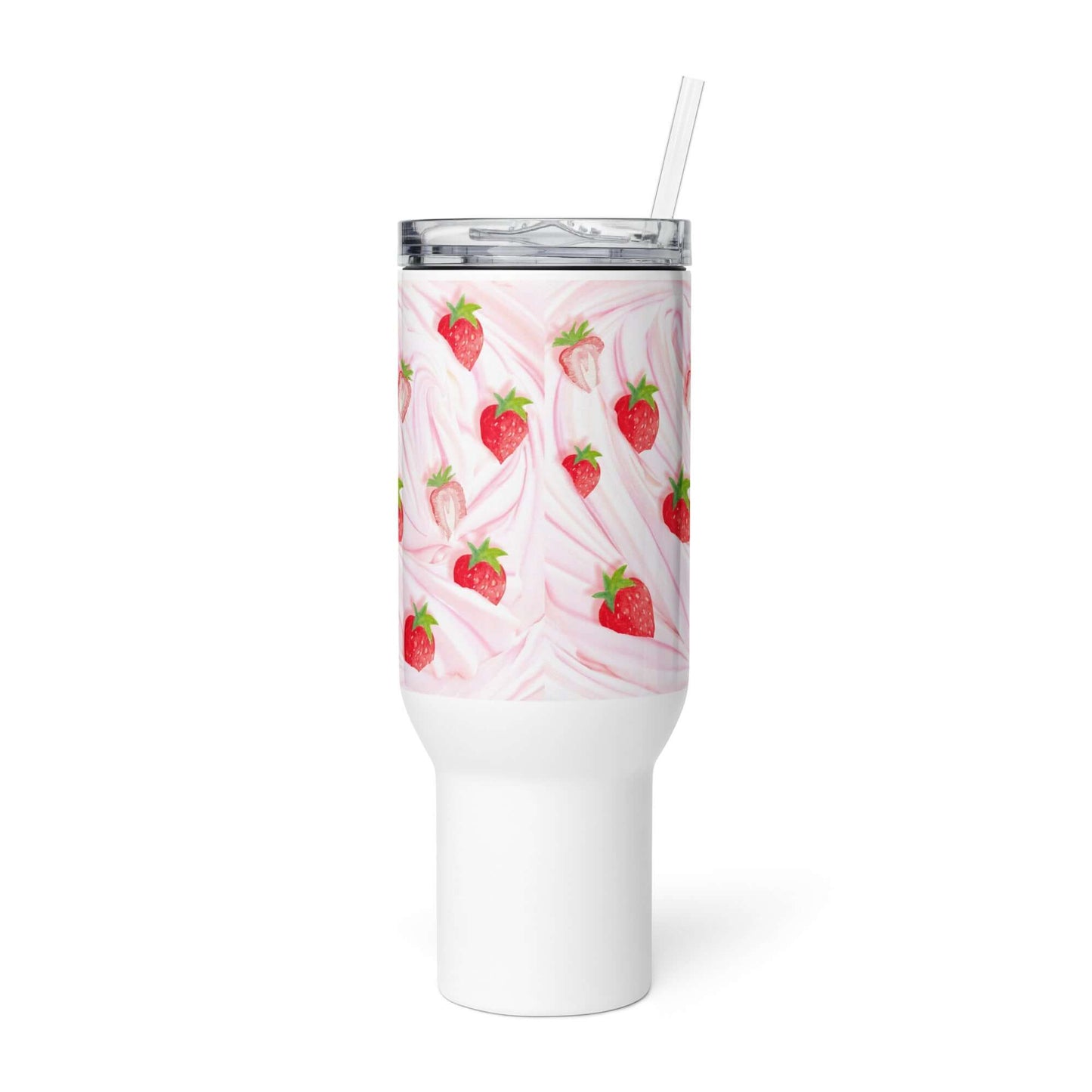 Mug avec anse "Fraises Chantilly"