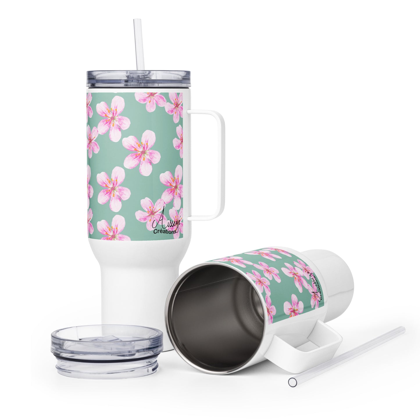 Mug avec anse "Petites Fleurs"