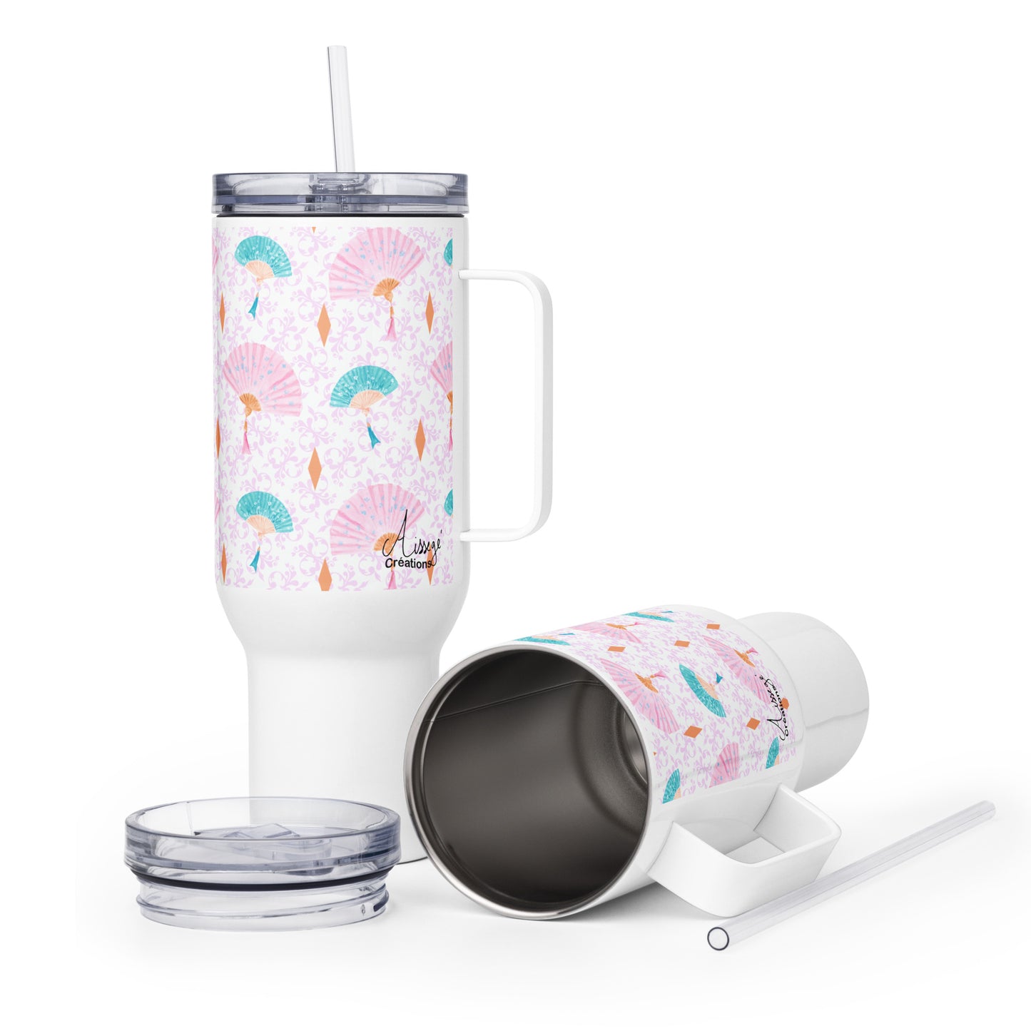 Mug avec anse "Les Eventails"
