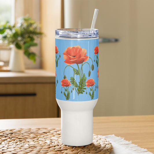 Mug avec anse "Coquelicots"