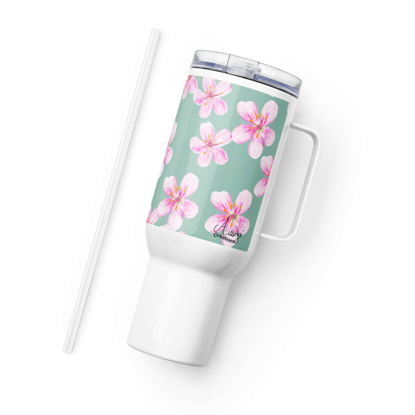 Mug avec anse "Petites Fleurs"