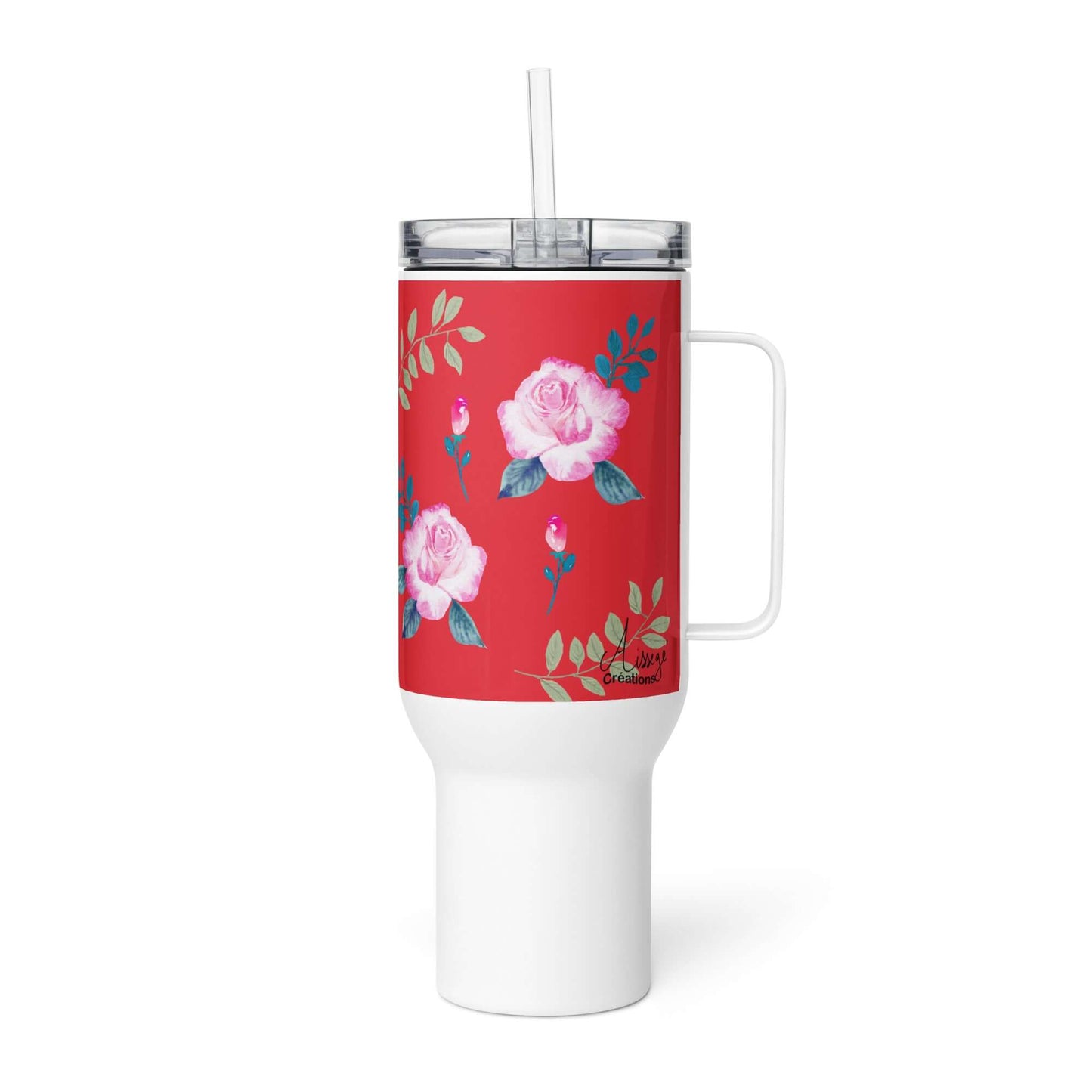 Mug avec anse "Roses du jardin"