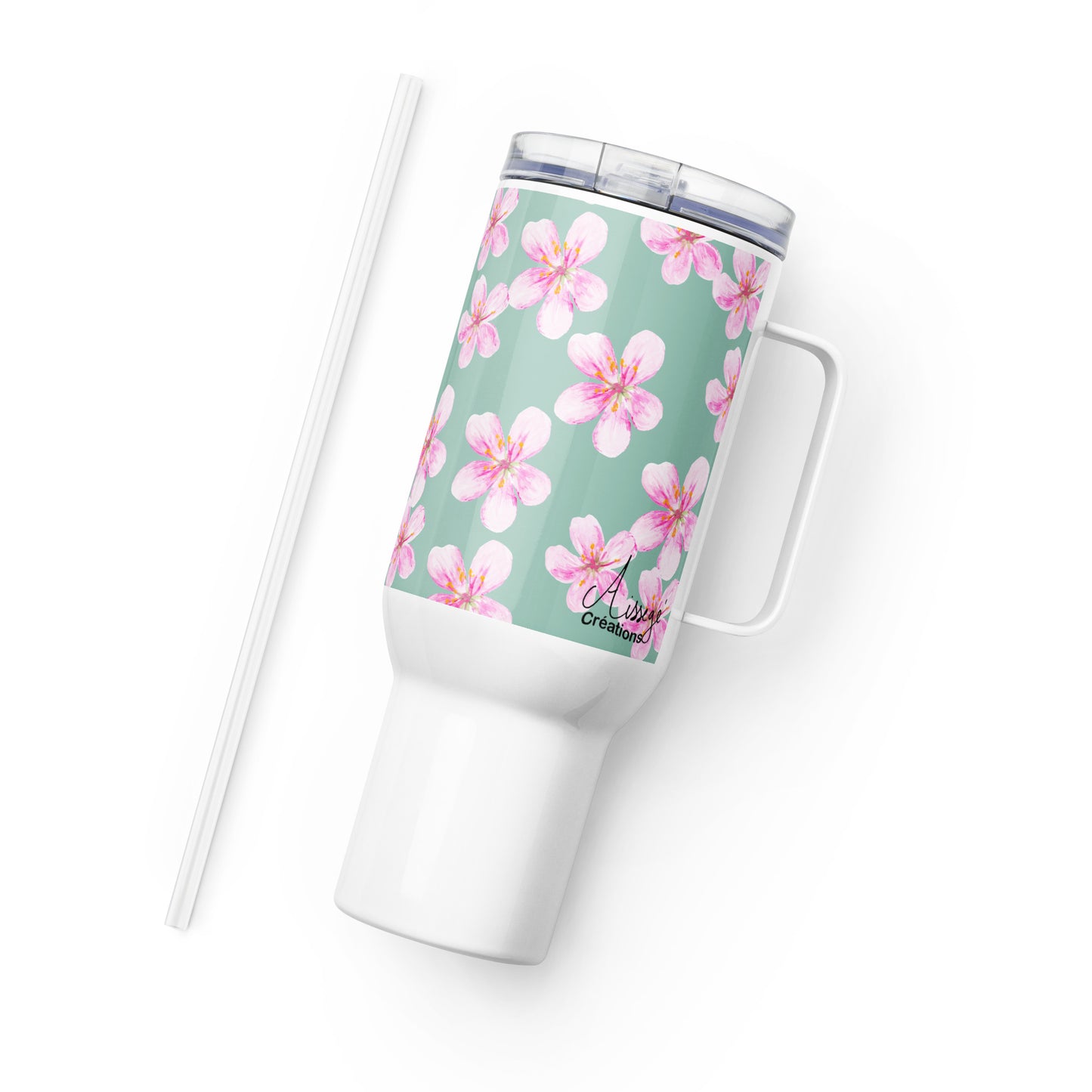 Mug avec anse "Petites Fleurs"