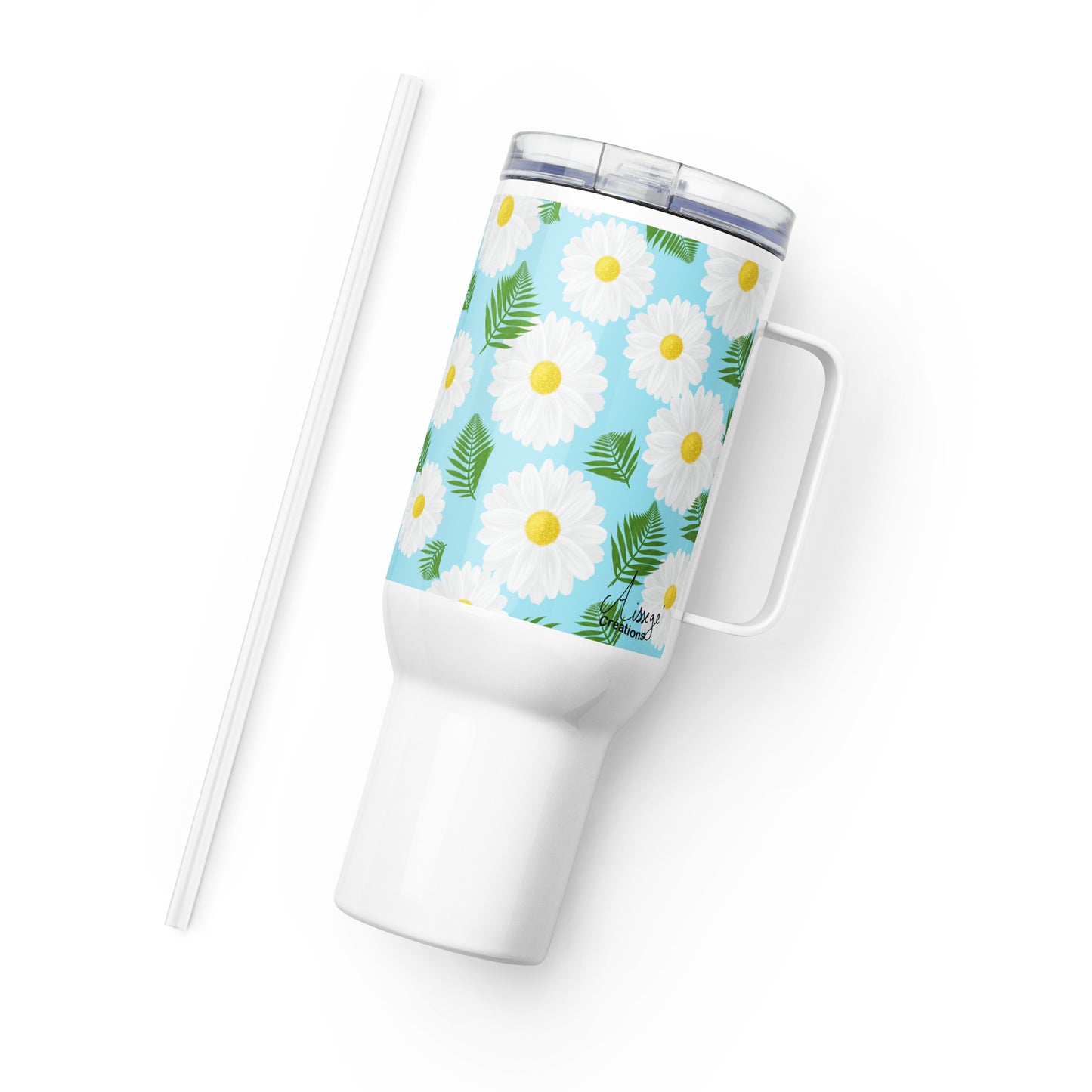 Mug avec anse "Les Marguerites"