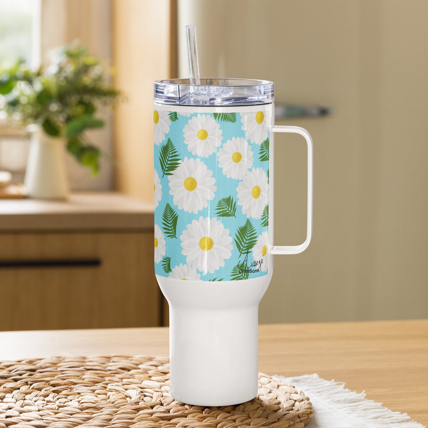 Mug avec anse "Les Marguerites"