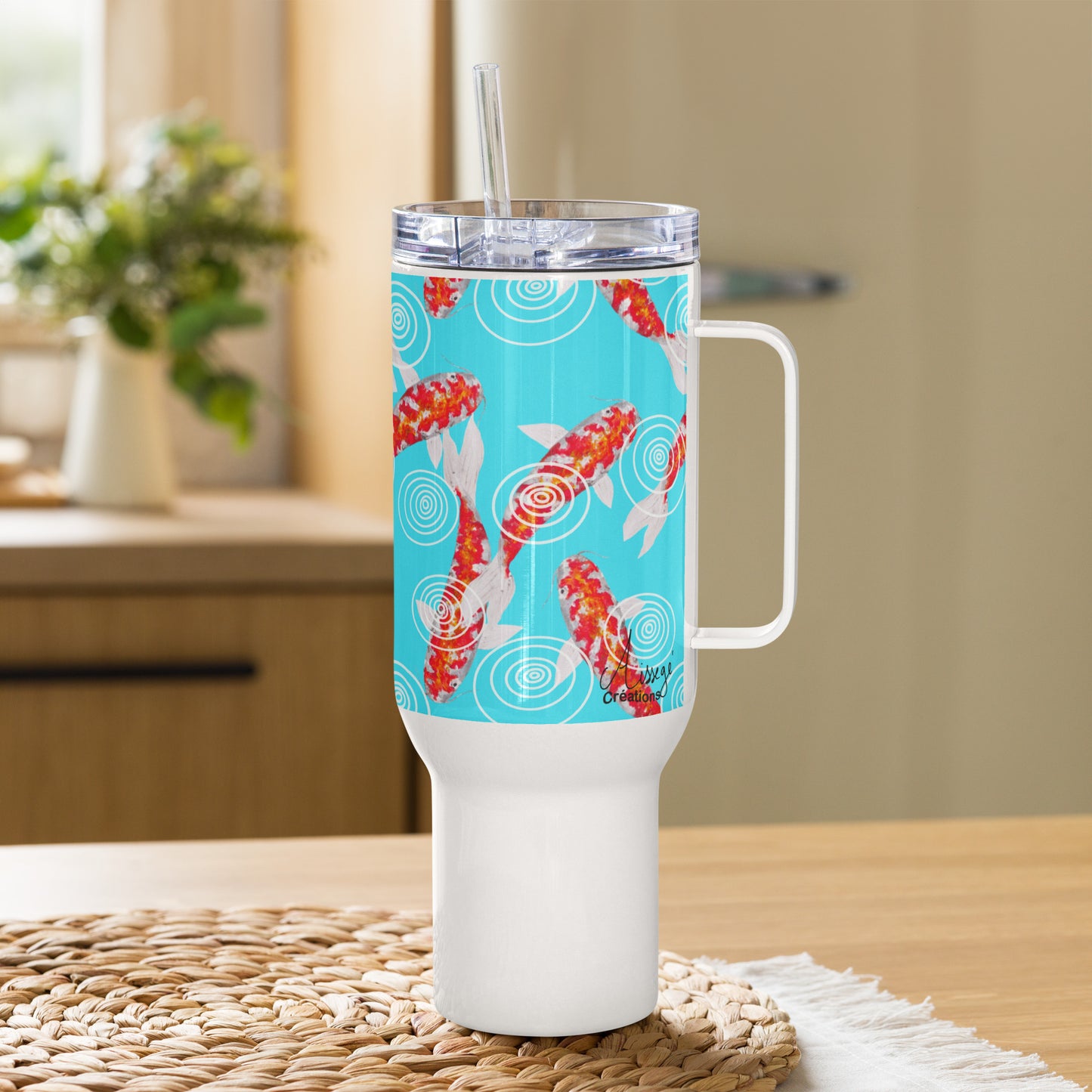 Mug with handle "Japanese basin"
